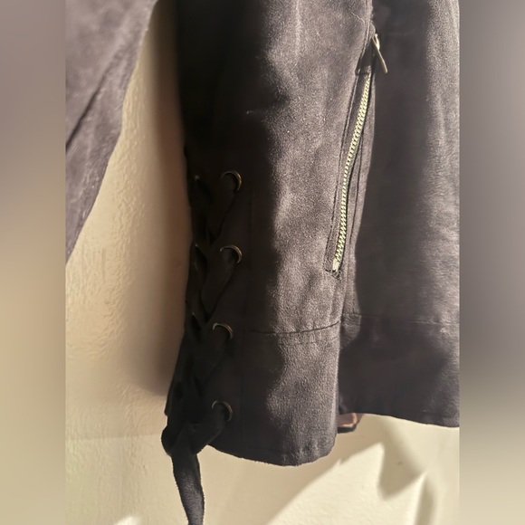 Marc New York Faux Suede Moto Jacket - Picture 6 of 7